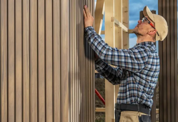 Professional fitting exterior siding panels